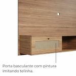Painel para TV até 75 Polegadas San Antonio 2 portas - Carvalho / Trama Carvalho