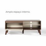 Rack para TV até 60 Pol com 1 porta Arica - Amêndoa/Off White