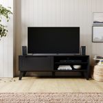 Rack para TV até 60 Pol com 1 porta Arica - Preto