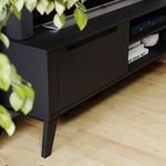 Rack para TV até 60 Pol com 1 porta Arica - Preto