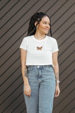 Cropped Top Butterfly