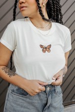 Cropped Top Butterfly