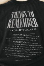Camiseta Things To Remember Tour - Coleção 