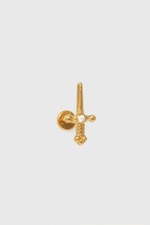 Piercing Titânio Adaga Dourado