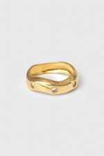 Anel Wave (B. 18K)