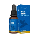 Blue Calm Melatonina Em Gotas Frasco 20ml - Puravida