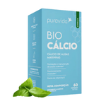 Bio Cálcio + Vitamina D3 60 Cáps - Puravida