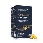 Ômega 3 EPA Epa + Dha 60 Caps - Puravida