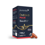Ômega3 Pulse + Coenzima 60 Caps - Puravida