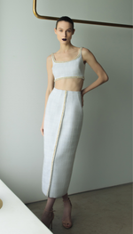 Saia longuete tweed passanamaria