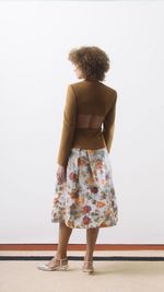 saia midi jacquard italiano