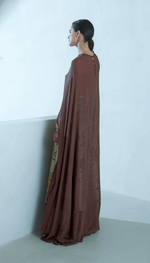 Blusa capa, em georgete