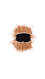 Bolsa esfera lilly com plumas