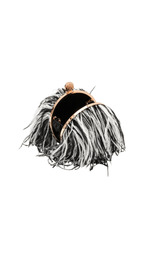 Bolsa esfera lilly com plumas