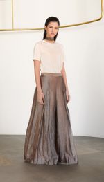 Blusa em algodão Pima decote redondo