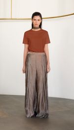 Blusa em algodão Pima decote redondo