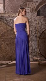Vestido longo tomara que caia tarquinado