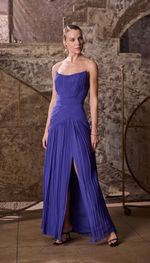 Vestido longo tomara que caia tarquinado