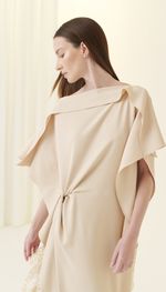 VESTIDO LONGO ESTILO KAFTAN EM CREPE