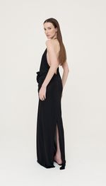 VESTIDO LONGO FRENTE ÚNICA EM MALHA