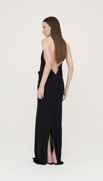 VESTIDO LONGO FRENTE ÚNICA EM MALHA