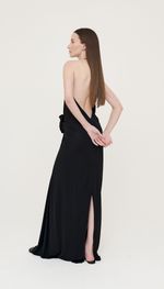 VESTIDO LONGO FRENTE ÚNICA EM MALHA