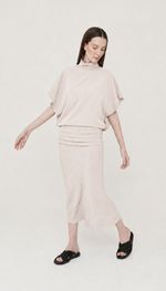 VESTIDO COQUETEL MÍDI EM CREPE