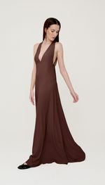 VESTIDO EM CREPE FLUIDO