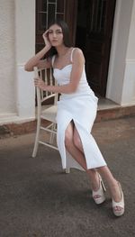 VESTIDO MÍDI EM JACQUARD