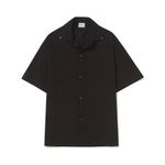 Camisa de Botão Clássica Preta