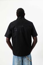 Camisa de Botão Clássica Preta