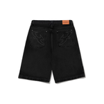 Bermuda Jeans Clássica Preta