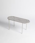 MESA LATERAL GRELHA INOX  - COLEÇÃO IN AND OUT
