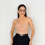 TOP LAÇADO DE TRICÔ BEBERIBE
