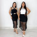 SAIA MIDI DE CROCHÊ RUMI