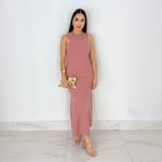 VESTIDO LONGUETE SCUBA LIZZIE