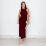 VESTIDO LONGUETE SCUBA LIZZIE