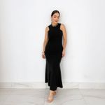 VESTIDO LONGUETE SCUBA LIZZIE