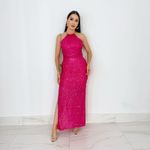 VESTIDO LONGUETE DE PAETÊ SMILE 