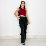 CALÇA CARGO DE ALFAIATARIA KAREN