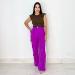 CALÇA CARGO DE ALFAIATARIA KAREN