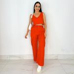CONJUNTO CROPPED E CALÇA DE ALFAIATARIA CHASE