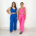 CONJUNTO CROPPED E CALÇA DE ALFAIATARIA CHASE