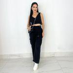 CONJUNTO CROPPED E CALÇA DE ALFAIATARIA CHASE