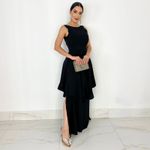 VESTIDO LONGO CREPE MADRID SAMREEN