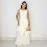 VESTIDO LONGO CREPE MADRID SAMREEN