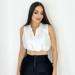 CROPPED BALONÊ ACETINADO BLUNT