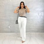 CALÇA ALFAIATARIA COM CINTO JARRIE