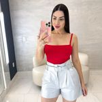 SHORT COM CINTO COURO FAKE RHEIN