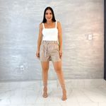 SHORT COM CINTO COURO FAKE RHEIN
